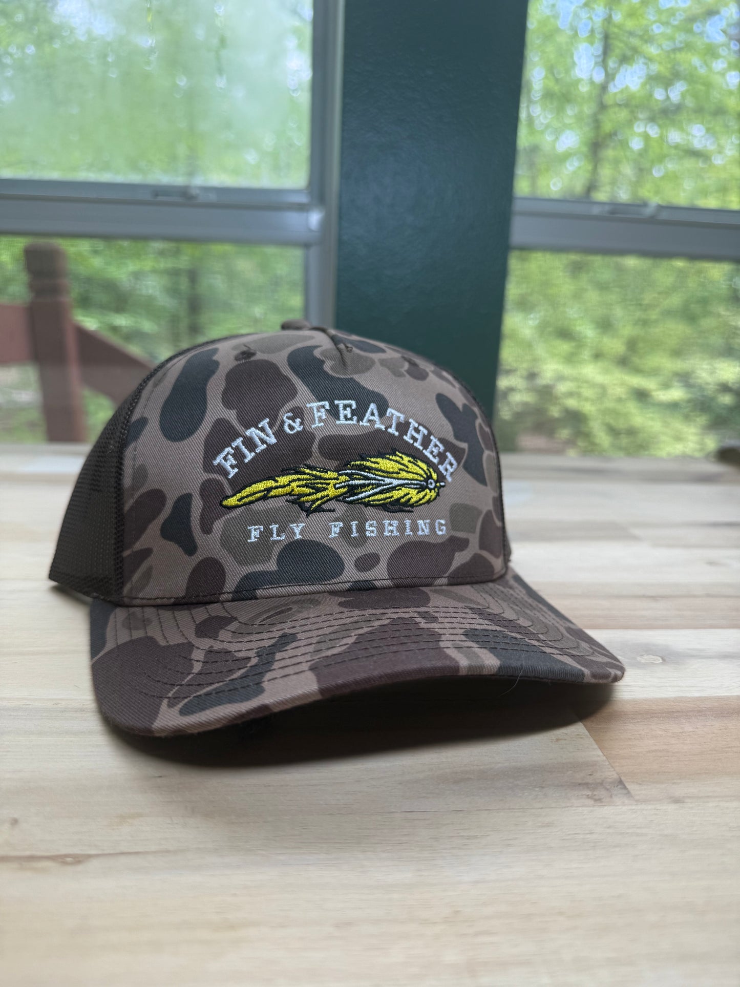 Fin & Feather Trucker Hat - Slough Camo