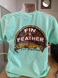 Fin & Feather Turkey Tee - Island Reef