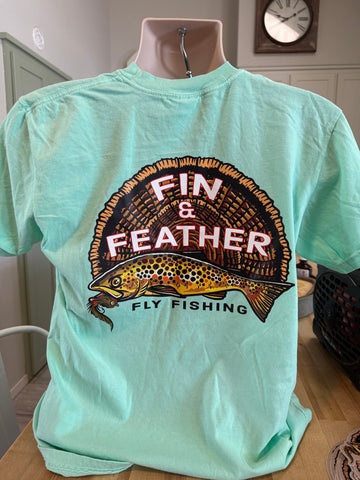 Fin & Feather Turkey Tee - Island Reef