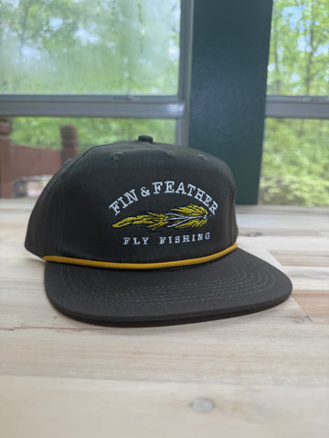 Fin & Feather Rope Hat - Olive