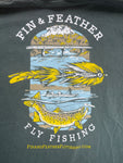 Fin & Feather Logo Tee - Blue Spruce