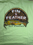 Fin & Feather Turkey Tee - Lime Green