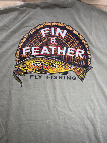 Fin & Feather Turkey Tee - Sandstone
